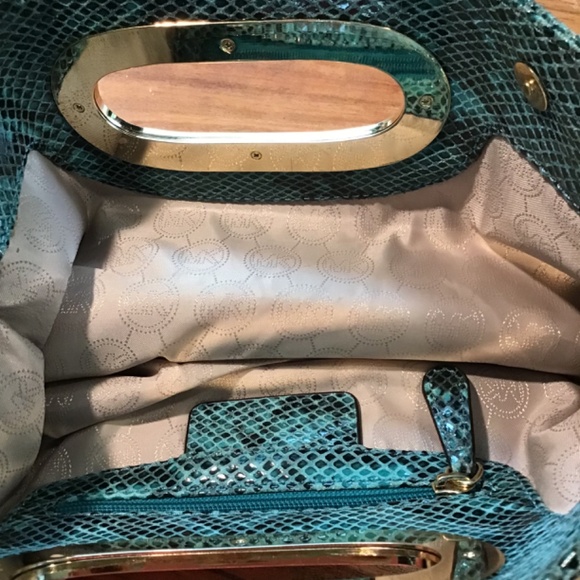 Michael Kors Snakeskin Purse - Picture 6 of 7